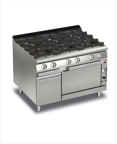 BARON GAS RANGES WITH OVEN Q70PCF/1203